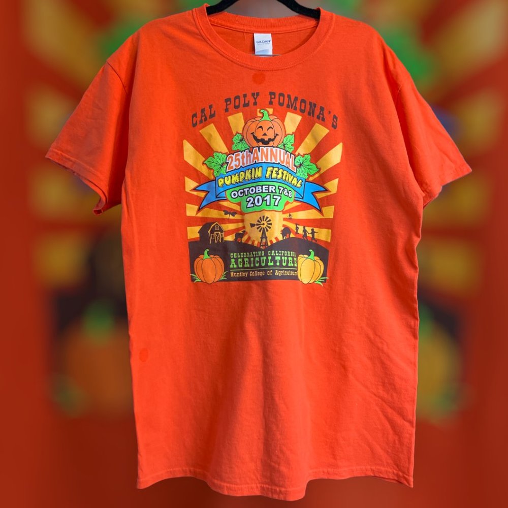 Cal Poly Pomona 25th Annual Pumpkin Festival 2017 T-Shirt Pre-Owned VF+++